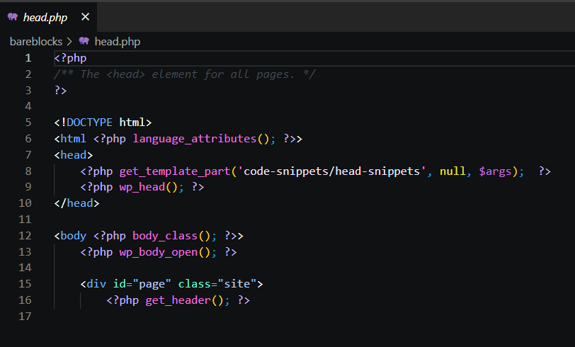 Bareblocks: WordPress Theme Image