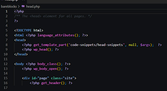 Bareblocks: WordPress Theme Image